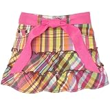 plaid sash skort