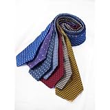 7Piece 100% Pure Silk Ties. Made in England. (211D)RRP£139.99