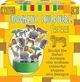 Magnetic Sculpture Safari 08490 WITH FREE WIND UP WOODPECKER TOY