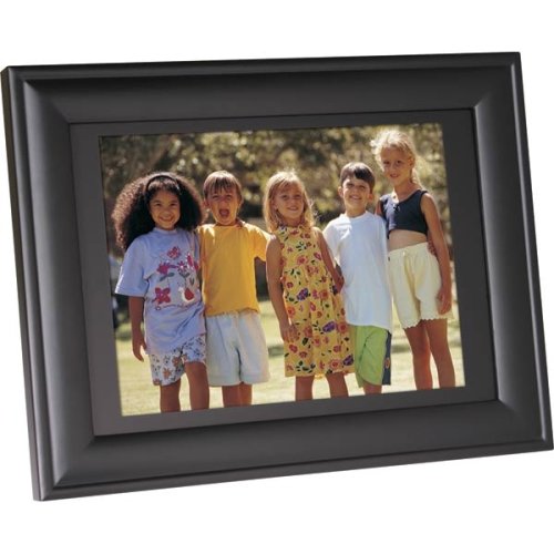 Sunpak 10.4-Inch Digital Photo Frame (Black Wood)