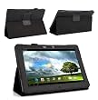 SUPCASE Slim Fit Folio Multi-Angle Case Cover for ASUS Memo Pad Smart 10 ME301 10.1 inch Tablet, Black (A10-62A-BK)