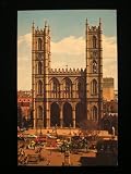 1950s Notre Dame Church, Montreal, Canada Postcard