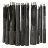 【ノーブランド 品】クラフト　中空　パンチャー　ベルト　ステッチ　パンチ　レザー　穴あけ工具　ツール　10PCS