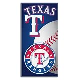 Texas Rangers MLB Fiber Reactive Beach Towel (Emblem Series) (60x30")"