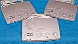 InterTalk® FM413 white Advance 3-prong 3-channel 3 units FM Wireless Power-line Intercom for 110 Volts