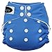 Imagine Baby Products Stay Dry All-in-One Snap Diaper, Indigo