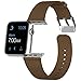 Apple Watch Band, JETech 42mm Leather Strap Wrist Band Replacement w/ Metal Clasp for Apple Watch All Models 42mm (Brown) - 2104