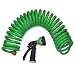 Orbit 50' Coil Hose and Sprayer - Green