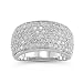 10k White Gold Pave Diamond Anniversary Band (2.00 cttw, I-J Color, I1-I2 Clarity)