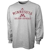 Adidas Minnesota Golden Gophers Ash Practice Long Sleeve T-shirt