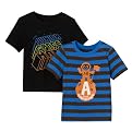 CI TB 2pk SS Tee BrwnBlu Strp/Black