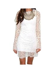 Sexy Floral Print Lace Fit-and-Flare Spaghetti Strap Mini Dress 