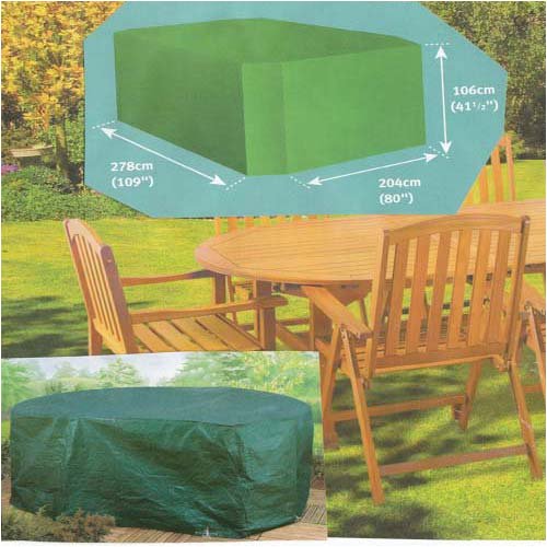 Gardman Large Oval Patio Set Cover
