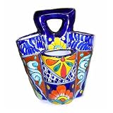 Talavera 4 Slot Kitchen Utensil Holder, Assorted Colors