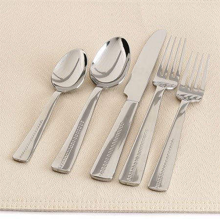 Cuisinart 45-pc. Erica Flatware Set