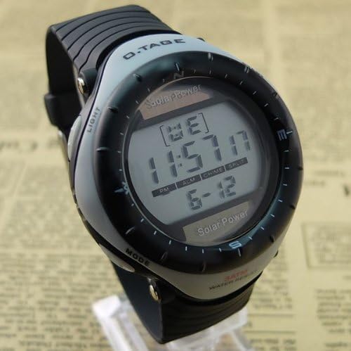 Silver 2013 Newest Fashion Solar Power Multifunctional Sport Climbing Watch Digital Militray Watch Big Face Waterproof Mens Watch