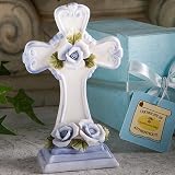 Capodimonte Collection blue cross figurines