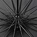 Topwedding 35'' Nylon Pagoda Vintage Parasol Bridal Rain Umbrella,Black