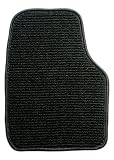 Black Front Mats - 2007-2008 Acura MDX (Medium SUV) SUV Berber Mats