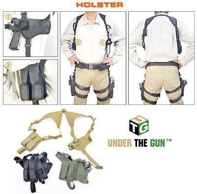 UTG Tactical Shoulder Holster Black for Pistols and Airsoft Guns