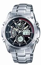 Casio ECW-M100D-1AVER Radio Controlled Mens Combi Bracelet Watch