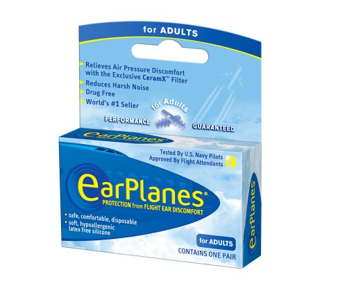 EarPlanes Pressure Regulating Earplugs 3 Pairs