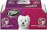 Cesar Canine Cuisine Variety Pack (Filet Mignon, Porterhouse Steak) for Small Dogs, 3.5-Ounce Trays (Pack of 24)