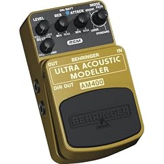 Behringer Ultra Acoustic Modeler AM400 Ultimatives E-Gitarre-zu-Akustikgitarre Modeling-Effektpedal
