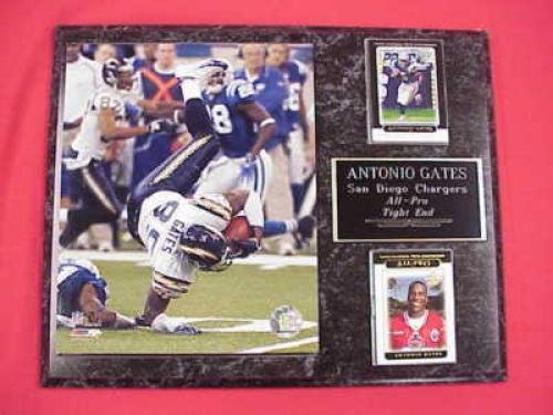 Chargers Antonio Gates 2 Card Collector Plaque