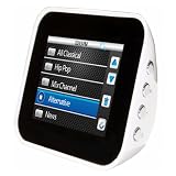 Altaz AZICR101 3 5 Inch Internet Clock Radio with Net Applications White Electronics wifi radio