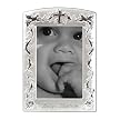 Baby's Baptism Photo Frame - Silver (4x6")