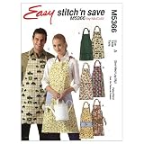 McCall's Patterns M5366 Misses'/Men's Aprons, Size A (All Sizes)