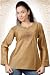 Caramel long sleeves Kurti/Tunic , shirt top