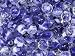 Czech Fire Polished Bead Porphyr Sapphire 6mm (50 Pack)