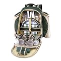 Combi Picnic Basket Service for 4 - Green