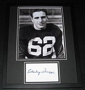 Signed Charley Trippi Picture - Framed 11x14 Display JSA - Autographed NFL Photos