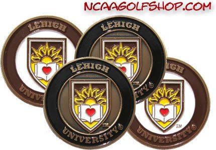 Lehigh Mountain Hawks Golf Ball Markers