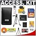Nikon 5811 Soft Carrying Case with Transcend 2GB 150x SecureDigital (SD) Card + High Speed USB 2.0 SecureDigital (SD) Card Reader + ImageRecall Digital Image Recovery Software + Spare DB-ENEL10 Battery for Nikon EN-EL10 + Deluxe Photo/Video Travel Tripod
