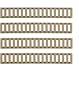 Pack Of 4 Heat Resistant Tan Dark Earth 18 Slot 7 Inch Ladder AR-15 AR15 AK-47 M4 M16 Rifle Handguard Weaver Picatinny Rail Covers