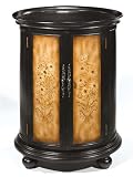 Capetown Oval Wine bar - 4749-891 (Black/Wheat) (37H x 27.75W x 23.25D)