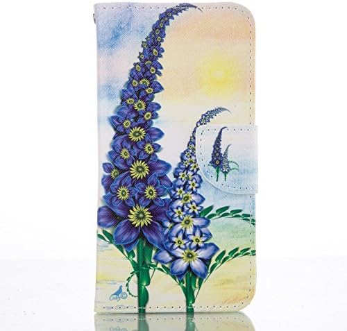 Galaxy S7 Edge Case,S7 Edge Wallet Case,FAIRYCASE(TM)Leather Stand Magnet Buckle Flip with Card Slots Fashion Pattern Cover Case for Galaxy S7 Edge,Color Flower