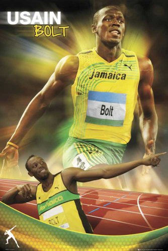 Empire 534224 Usain Bolt - Gold Sprinter Legende Weltrekordhalter Sport - Druck - Maxi-Pos Preisvergleich