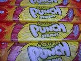 Candy Sour Punch Straws, Strawberry 24 Packs per unit