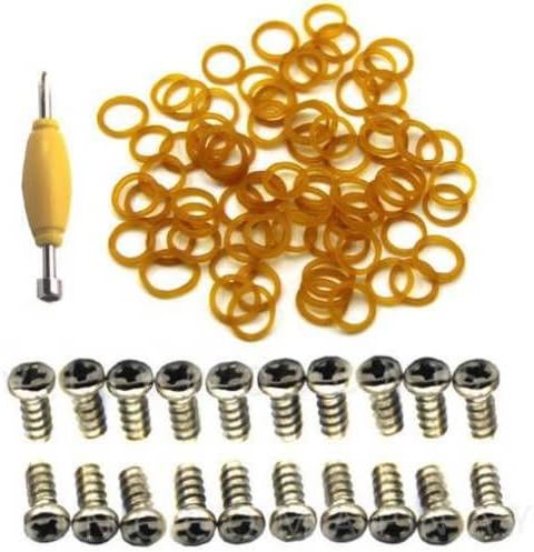 50 Leg Screws &amp; 50 O-Rings Orings Bands Accessory For Hasbro GI Joe Cobra Figure