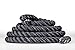 Black Training Ropes / Battle Ropes + and Access to Online Video! (2