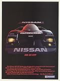1985 Nissan GTP 300 ZX Turbo IMSA Racing Car Print Ad (47797)