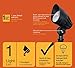 Malibu 50 Watt Floodlight Landscape Lights Outdoor Spotlight Waterproof Path Light Low Voltage Lighting with Spike Stand for Garden, Yard, Pathway, Lawn, Driveway Outdoor Lighting 8301-9601-01