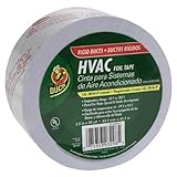 Duck 673753 1.88-Inch-by-120-Yard UL 181B-X Listed Flex Foil Tape, Silver