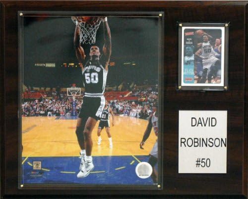 NBA San Antonio Spurs David Robinson Player Plaque