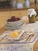 Burleigh by Cally & Co - 4 napkins - Pheasant - Blue